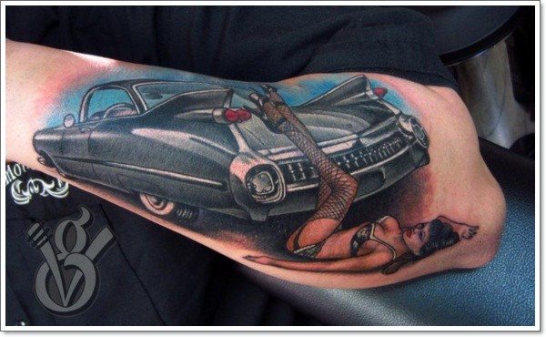 Tatuajes para amantes del motor Autos coches o vehículos