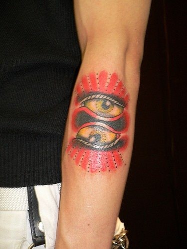 augen tattoo 1007