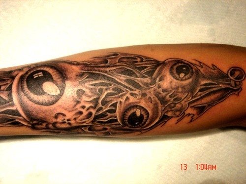 augen tattoo 1022