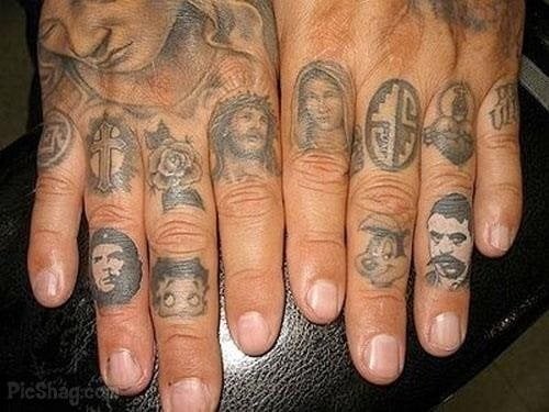 24 tattoo finger bilder