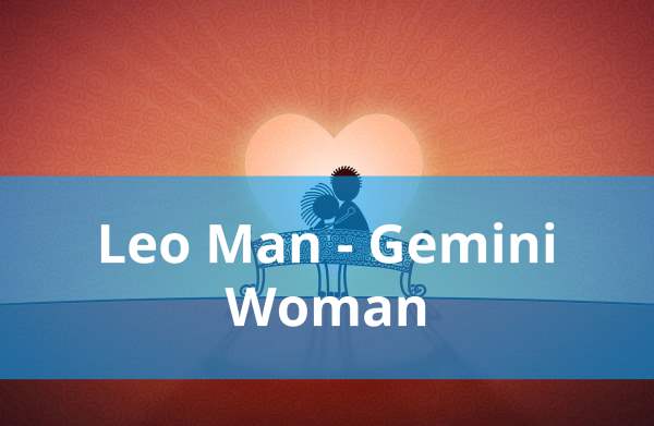 leo woman gemini man