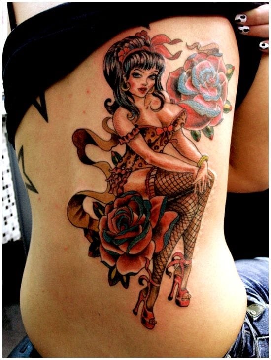 Tatuajes Pin Up Con Chicas De Los Años 20 30 40 50 Y 60