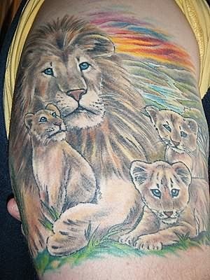 Leones Una Buena Colección Con 160 Tatuajes