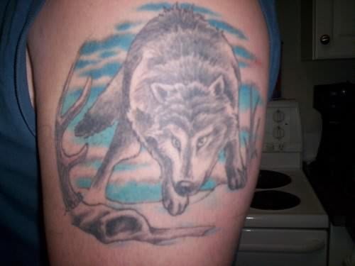 199 Magníficas fotos con tatuajes de lobos