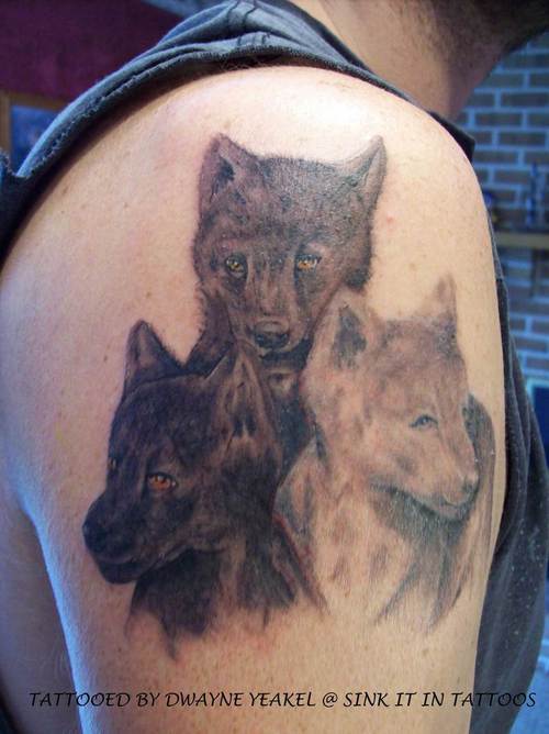 199 Magníficas fotos con tatuajes de lobos