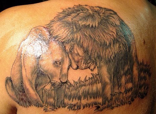 Colección Con 73 Tatuajes De Leones Valientes