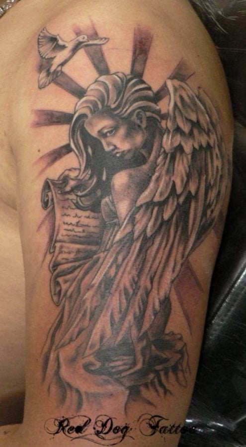 76 Tatuajes De Angeles Galeria Con Magnificos Disenos