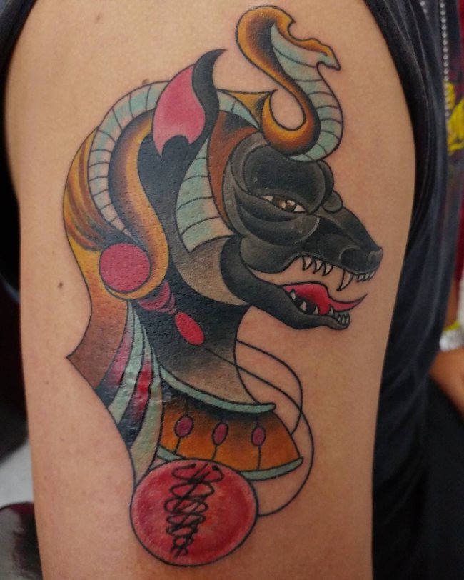 Tatuajes de Anubis