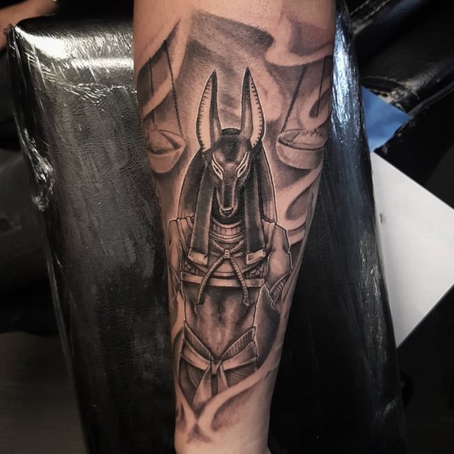 Tatuajes de Anubis