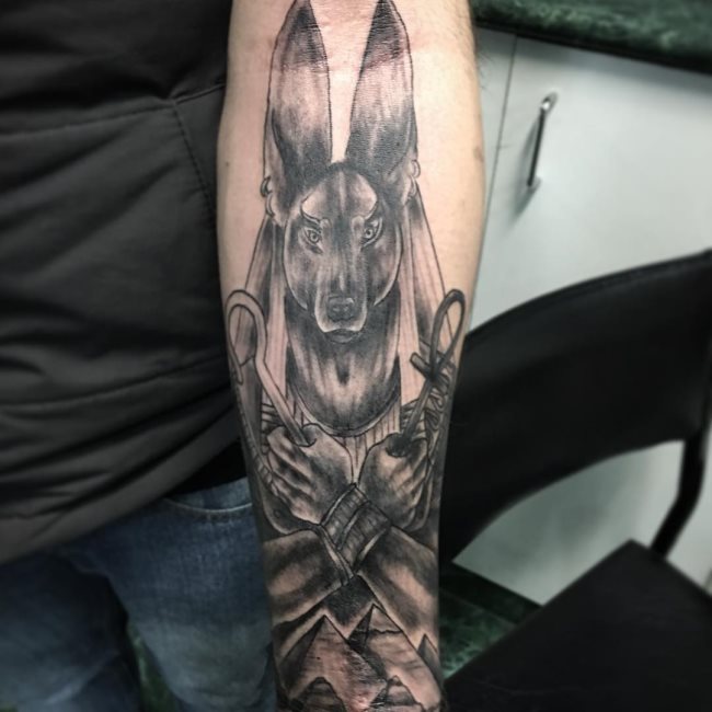 Tatuajes de Anubis